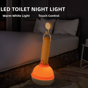 ไฟกลางคืนห้องน้ำแบบสัมผัส LED ควบคุมด้วยระบบสัมผัส ชาร์จผ่าน USB ปรับความสว่างได้ แสงสีขาวอบอุ่น สร้างบรรยากาศในห้องนอน - Product Image 2
