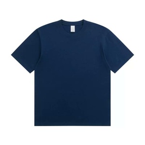 T-shirt personnalisé en coton épais 100 %, OEM ODM, coupe oversize unisexe, col rond, manches courtes, vierge, avec logo - Product Image 4