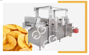 Banana Chips Frying Production Line Manufacturing High Quality New Top Automatic Plantain <b>Fryer</b> Plantain Chips <b>Machine</b> - Product Image 3