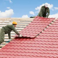Renkli plastik sentetik reçine PVC çatı kiremitleri/çatı hartama için Villa ASA PVC çatı levhası