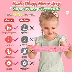 JITENG Offre Spéciale : Kit de <span class=keywords><strong>Slime</strong></span> au Beurre Personnalisé, <span class=keywords><strong>Slime</strong></span> Moelleux Non Collant aux Fruits, <span class=keywords><strong>Slime</strong></span> Bonbon au Beurre et <span class=keywords><strong>Slime</strong></span> Gâteau <span class=keywords><strong>Licorne</strong></span> - Product Image 4