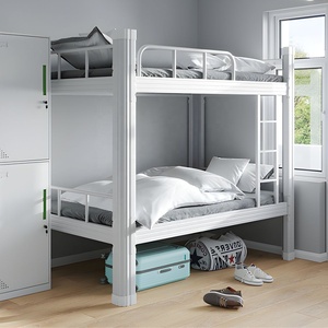 Cama litera doble moderna con estructura de acero, diseño inspirado en Malasia, para uso en exteriores, dormitorios, hoteles, escuelas y refugios. - Product Image 5