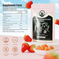 Gummies Équilibre Féminin Premium en Gros pour Femmes – Vitamines et Probiotiques en Gummies, Complément Herbal Améliorant l'Équilibre
