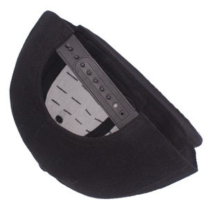 Nuevo diseño personalizado de ala plana Hiphop Snap Back Cap 3D bordado remache Snapback Hat con Spike - Product Image 4