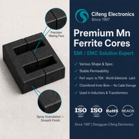 Transformateur solaire, énergie nouvelle, noyau de ferrite Mn-Zn industriel, style EE, inducteurs de grande taille, inducteurs EMI EE110-Y2K, marque CF