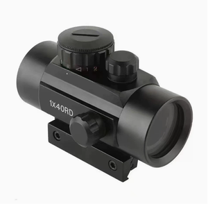 Monocular telescópico DF1214 con mira láser de punto rojo y línea exterior metálica, aumento HD y juguetes de juego de cruzeta. - Product Image 5
