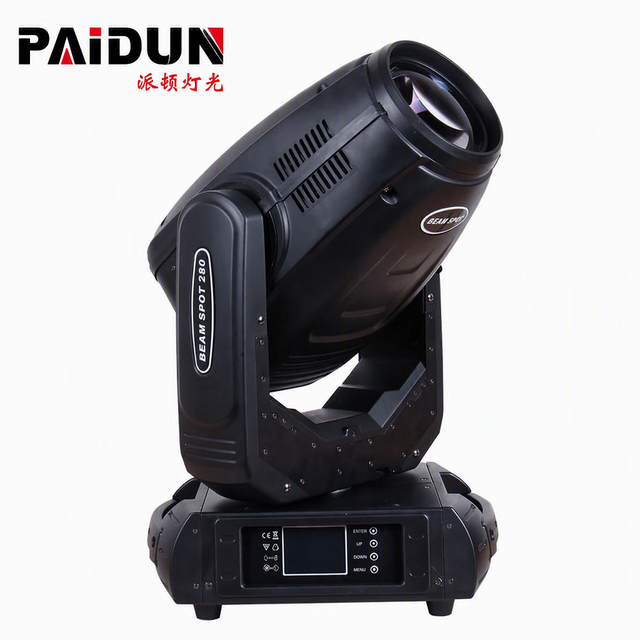 280W Beam Spot 10r Moving Head Light Robe LED Theme Park Wash 3in1 DMX512 Control