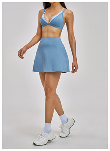 Wholesale Fitness 2 Piece Women Gym Yoga Wear Set For Women Tennis Sportswear - Product Image 3