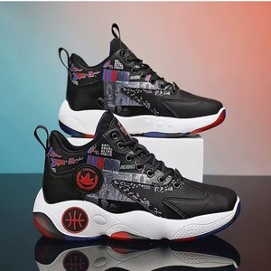 Men's Casual <strong>Shoes</strong> Mid-Top Lace-Up Comfortable All Seasons Student <strong>Outdoor</strong> <strong>Basketball</strong> <strong>Shoes</strong> - Product Image 4