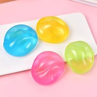 Vente en gros de balles en huile de noix de coco de haute qualité de 6,0 cm, jouet anti-stress à rebond lent pour filles et garçons