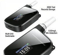 Alcootest Airsense H3 haute précision, testeur d'alcool professionnel, capteur à pile à combustible, réponse rapide, batterie lithium rechargeable