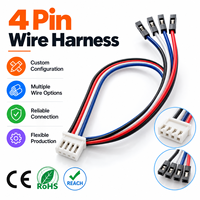 Câble de raccordement personnalisé OEM ODM, assemblage de faisceaux de câbles, connecteurs JST PH XH GH ZH SH Molex Dupont, fils multicolores, directement de l'usine