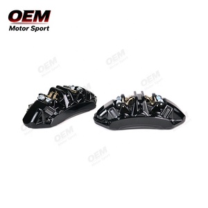 Juego Completo de Frenos de Hierro Monobloque Negros para Modelos BMW MP: Actualización de Alto Rendimiento de 6+1 Pistones - Product Image 3
