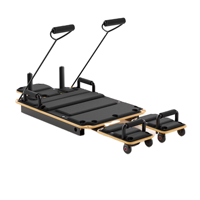 Fitness professionnel Pilates réformateur usage domestique équipement d'exercice en bois planche de Pilates en bois d'érable Durable