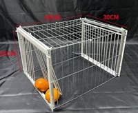 Cage pliable en fil de fer pour oiseaux de nouvelle conception pour perroquets pigeons nichoir en métal de haute qualité