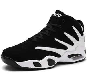 Chaussures de sport décontractées pour hommes, nouvelle collection, à tige haute, en mesh, pour le basketball et la course à pied - Product Image 3