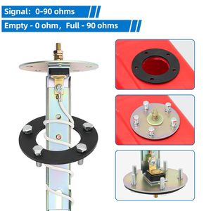 0-90 オーム燃料送信ユニット 5 インチ-27 インチ (125 ミリメートル-680 ミリメートル) ボート燃料水タンクレベルセンサーマリンオートカートラックオリバー - Product Image 3
