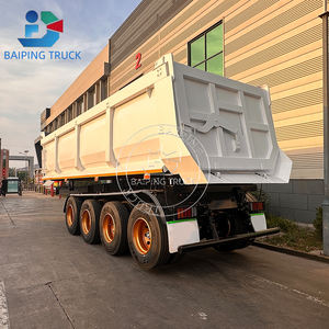 Semirremolque Volquete <span class=keywords><strong>de</strong></span> 4 Ejes <span class=keywords><strong>de</strong></span> Servicio Pesado con Carrocería <span class=keywords><strong>de</strong></span> Acero en Forma <span class=keywords><strong>de</strong></span> U y Diseño Reforzado para Transporte <span class=keywords><strong>de</strong></span> Material a Granel <span class=keywords><strong>de</strong></span> Mineral <span class=keywords><strong>de</strong></span> Hierro - Product Image 6