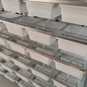 Vasche da riproduzione per topi zincate per gabbia di topi e topi utilizzare forniture per animali di piccole dimensioni per gabbie per roditori da laboratorio - Product Image 3