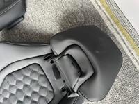 Schwarze Sportwagen-Sitzbezüge, Luxuriöse Leder-Autositzschoner, Universell Passende Auto-Innenausstattung für BMW