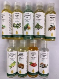Minyak Pembawa Kecantikan 100% Murni Rosehip Castor Sweet Almond Jojoba Avocado untuk Perawatan Kulit Tubuh dan Rambut - Product Image 6
