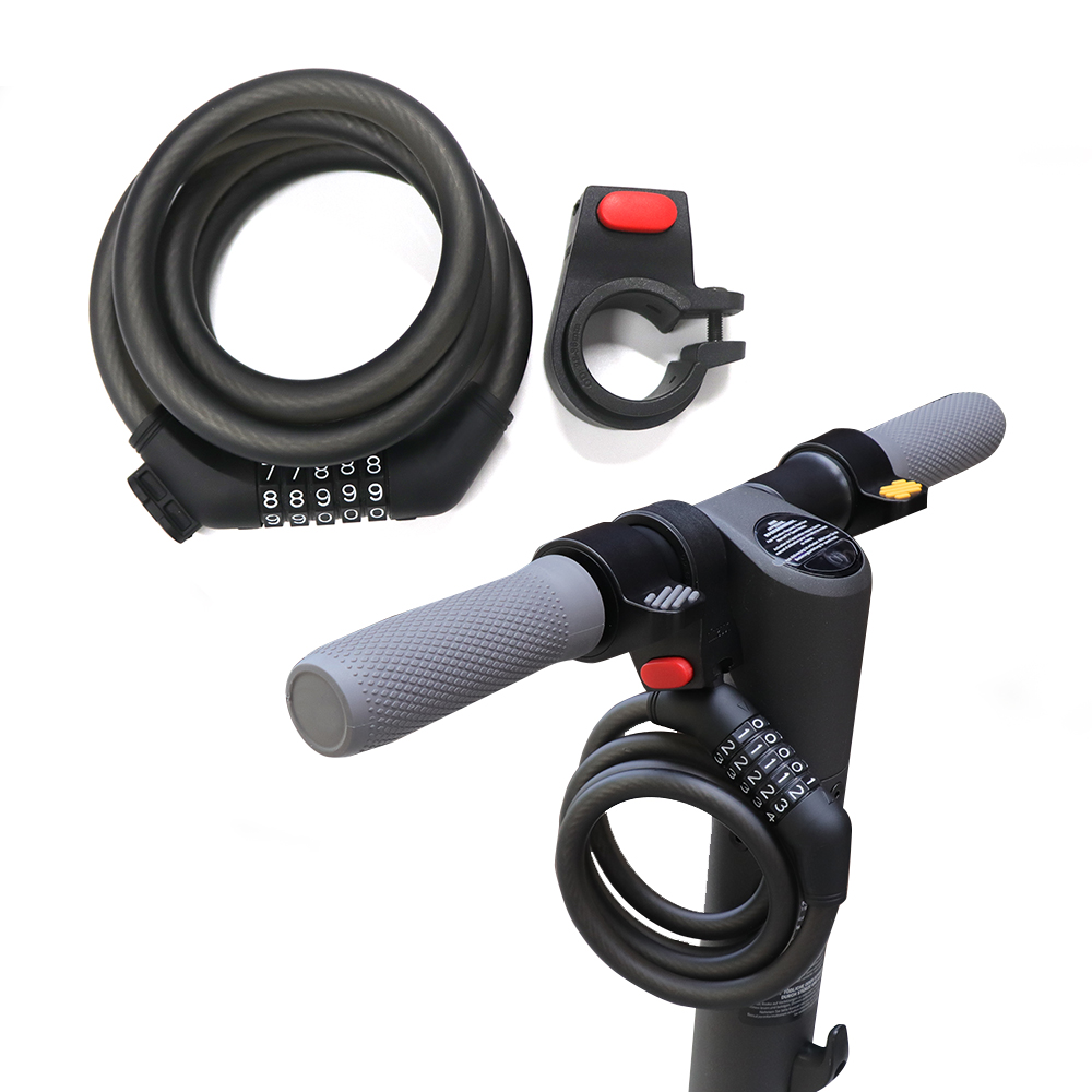 Ninebo Max G30 скутер велосипед цепи блоки Анти-кражи Шнур кабель замок безопасности сталь Электрические Велосипедные замки 5 цифровой код