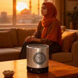 Altavoz Electrónico del Corán, Mini Portátil en Árabe con Control Remoto, Reproductor del Corán de Tres Colores - Product Image 3