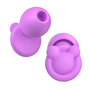 For Swimming Sleeping Hearing Protection Ear Plugs Reusable Earplugs Ear Plug Soundproof Acoustic Sound Insulation Cartoon Style