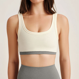 Nuovo Arrivo 2026: Top Sportivo da Donna con Scollo a Barca Anteriore e Posteriore, con Canotta Integrata, per Yoga e Palestra, con Dettagli a Contrasto Colore, Reggiseno Sportivo per Fitness - Product Image 2