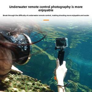 Perche à selfie étanche TELESIN avec barre de flottabilité, sangle de maintien et télécommande sans fil pour <span class=keywords><strong>GoPro</strong></span> <span class=keywords><strong>Hero</strong></span> 9 10 <span class=keywords><strong>11</strong></span> 12 - Product Image 4