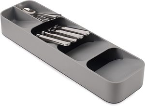 Kitchen Drawer Management Tray Plastic Tableware Retractable Knife Fork Chopsticks <strong>Storage</strong> <strong>Box</strong> Cutlery Divider <strong>Shelving</strong> - Product Image 2