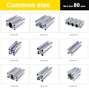 Perfil de Aluminio para Construcción 2024 6061 7003, Perfil Estructural de Aluminio Extruido con Ranura en T - Product Image 2
