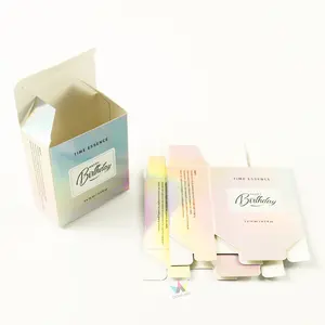 Custom Design Contact Lenses Color Contact Lens Gift Box Foldable Eco Friendly Cardboard Packaging Box For Lenses