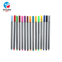 Fantaisie Design Fineliner Art Marker Style attrayant Stylos aquarelle longue durée pour l'écriture et l'art