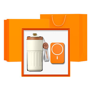 MXF41-2 प्रोमो थोक 2-इन-1 पर्यावरण के अनुकूल उव मुद्रित मग के साथ कार्यालय और व्यावसायिक उपहारों के लिए मैग्सुरक्षित पावर बैंक के साथ - Product Image 3