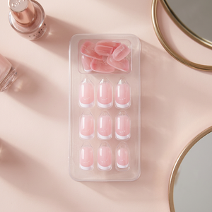 16pcs Gradient <b>Nail</b> Tip #2 Professional Press Manicure Design Easy Application Made in South Korea K Beauty Extension <b>Nail</b> Art - Product Image 3