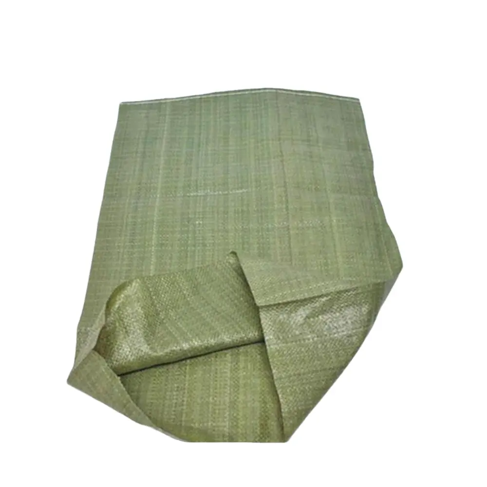ถุงผ้า pp สีเขียวขนาด 50*90 ซม. สําหรับขยะก่อสร้าง