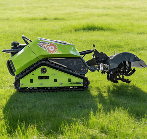 Cortacésped de orugas 4x4 todoterreno con control remoto y función de mulching, ideal para viñedos y desmalezado seguro - ¡Venta caliente! - Product Image 6