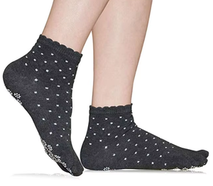 Calcetines de Yoga Antideslizantes, Largos, Talla Única, para Otoño, con Agarre en Toda la Puntera, para Yoga, Pilates, Barre, Danza - Product Image 6