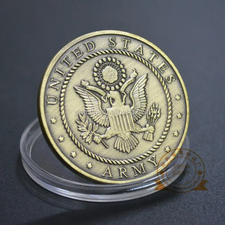 Pièce de monnaie en métal, souvenir de haute qualité, militaire américain, pièce de monnaie personnalisée