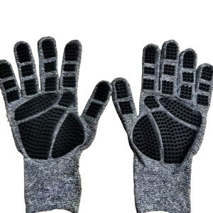 Gants de toilettage pour animaux de compagnie, mitaines pour enlever les poils pour chats et chiens, gants de massage et de bain avec nœuds en silicone - Product Image 3
