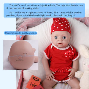 18 inç yumuşak vücut gerçekçi yenidoğan bebek bebek gerçek hayat yürümeye başlayan bebekler - Product Image 5