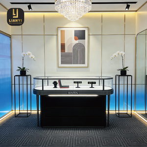 Jewelry Display Cabinet Modern Minimalist Design LED Lighting Eco-Friendly Heavy Duty for Luxury Boutique Custom OEM ODM Service - Product Image 3