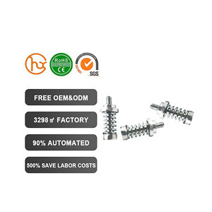 สกรูระบายความร้อนที่<span class=keywords><strong>โหลด</strong></span>จากแผงระบายความร้อน ISO9001เคสคอมพิวเตอร์ชุบนิกเกิลพร้อมสปริงใบรับรอง - Product Image 1