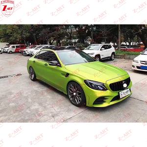 Guardabarros Delantero <span class=keywords><strong>Z</strong></span>-ART <span class=keywords><strong>GTR</strong></span> para Mercedes Benz Clase C W205, Estilo AMG <span class=keywords><strong>GTR</strong></span>, para Clase C 2015-2021, Kit de Carrocería Retrofit - Product Image 3