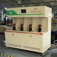 Machine de brasage par induction à haute fréquence pour ustensiles de cuisine automatique à quatre stations