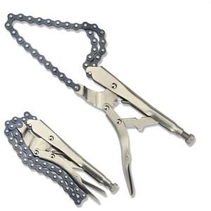 Pince <span class=keywords><strong>à</strong></span> étau <span class=keywords><strong>à</strong></span> chaîne de 10 pouces pince <span class=keywords><strong>clé</strong></span> <span class=keywords><strong>à</strong></span> poignée de verrouillage tuyau de filtre <span class=keywords><strong>à</strong></span> huile longueur de chaîne de 16.5 pouces - Product Image 6