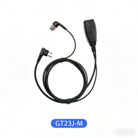 Écouteur portable GT23J-M avec cordon de 100 cm et interface 3,5 mm pour radios bidirectionnelles Motorola, Kirisun, Belfone