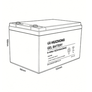 <span class=keywords><strong>Batterie</strong></span> au <span class=keywords><strong>gel</strong></span> plomb-acide 12V 5Ah 7Ah 12Ah 20Ah <span class=keywords><strong>30Ah</strong></span> rechargeable scellée pour système solaire et alimentation de secours - Product Image 3