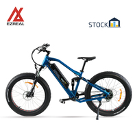 VTT électrique EZREAL haute vitesse 48V 750W avec moteur à moyeu arrière alimenté par batterie au lithium
